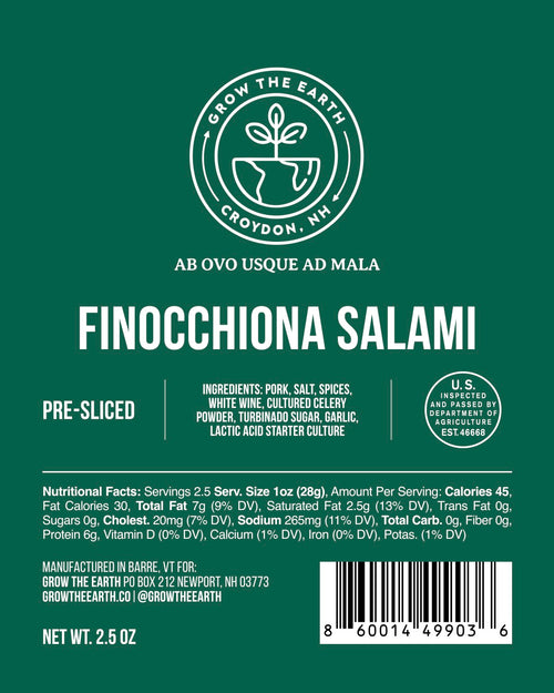 Finocchiona Salami