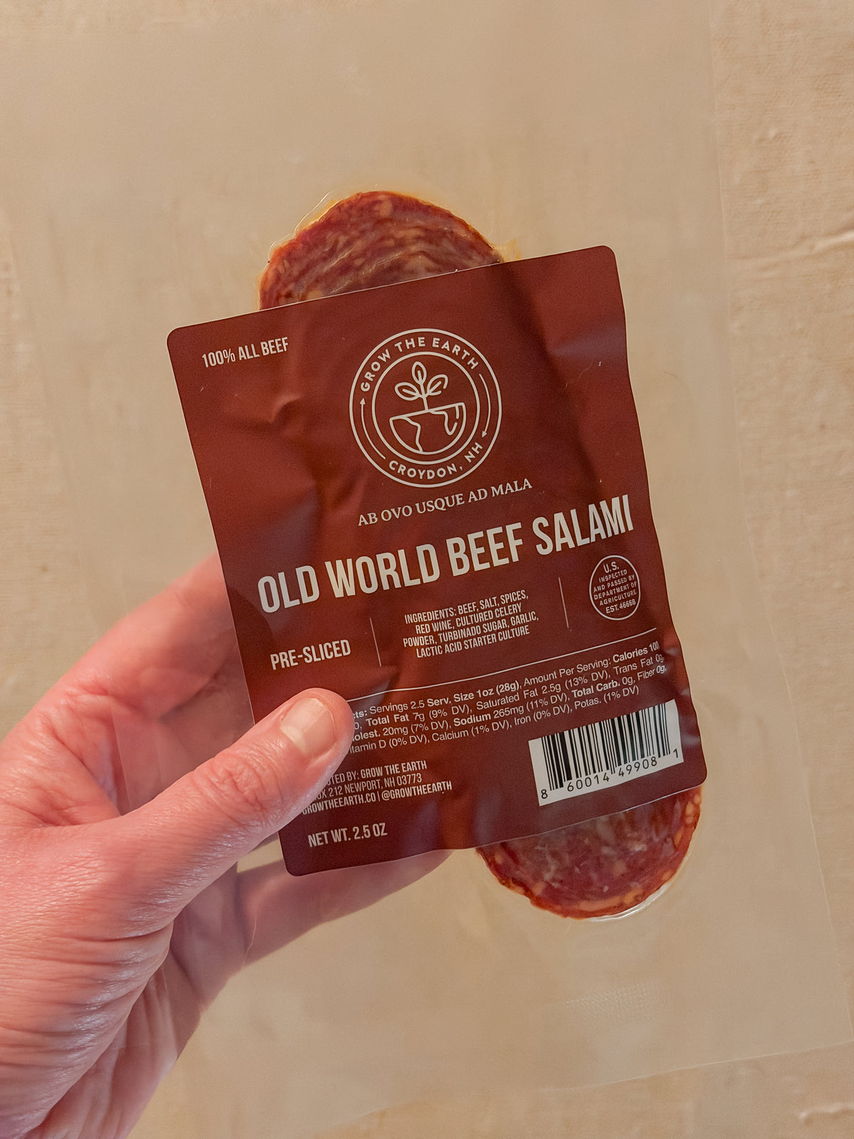 Old World Beef Salami